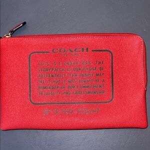 Coach Coated Canvas Storypatch Pouch F22247 City Tote pouch wallet makeup bag
